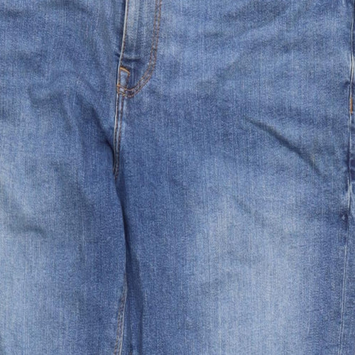 ASOS Mens Blue Cotton Blend Skinny Jeans Size 38 in L31 in Regular Zip