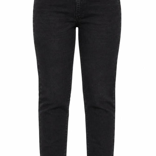 Trussardi Jeans Womens Grey Cotton Blend Straight Jeans Size 28 in L30.5 in Regular Zip - Beaded detail to back pockets.