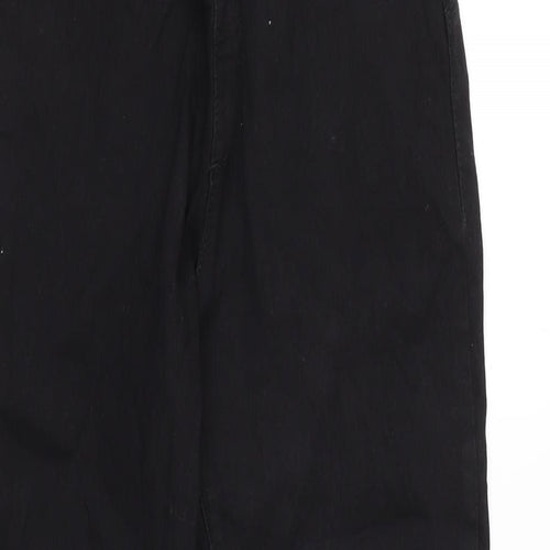 Denim & Co. Womens Black Cotton Blend Jegging Jeans Size 10 L28.5 in Regular