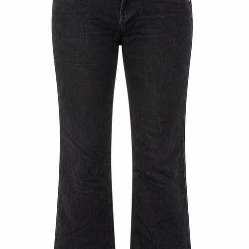 Denim & Co. Womens Grey Cotton Blend Bootcut Jeans Size 10 L30 in Regular Zip