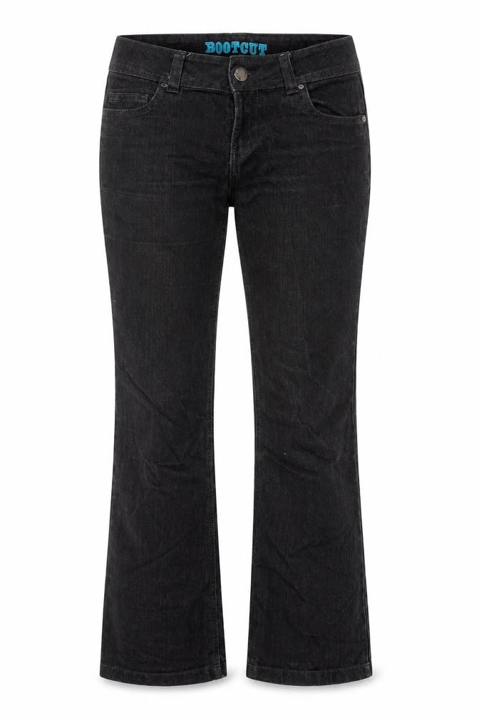 Denim & Co. Womens Grey Cotton Blend Bootcut Jeans Size 10 L30 in Regular Zip