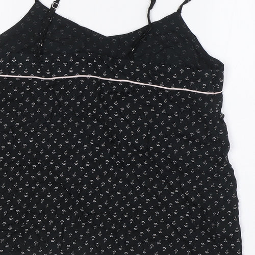H&M Womens Black Viscose Camisole T-Shirt Size S V-Neck