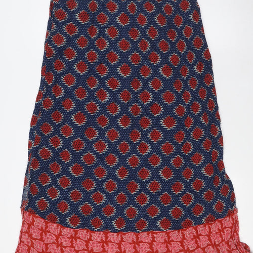White Stuff Womens Multicoloured Viscose A-Line Skirt Size M Tie