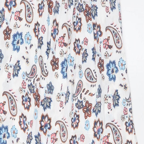 Debenhams Womens Multicoloured Paisley Polyester Cami Dress Size 8 - Lace Trim