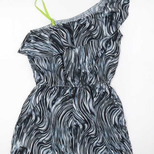 Monsoon Girls Grey Polyester Jumpsuit One-Piece Size 11-12 Years - Elasticated Waist