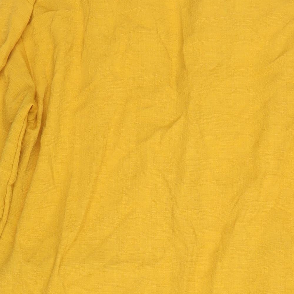 Topshop Womens Yellow Jacket Size 10 Button