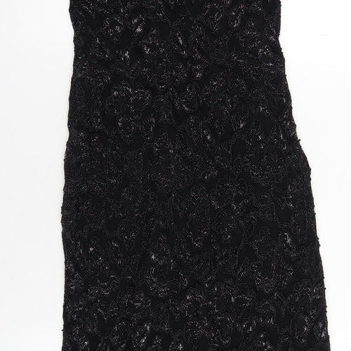 Principles Womens Black Nylon Bodycon Size 12 V-Neck Pullover