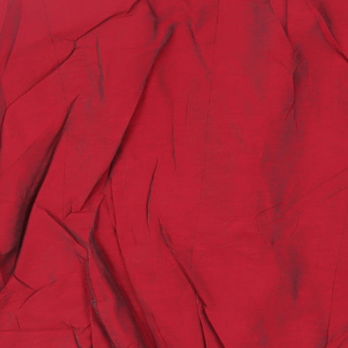 Country Casuals Womens Red Jacket Blazer Size 14 Button - Vintage