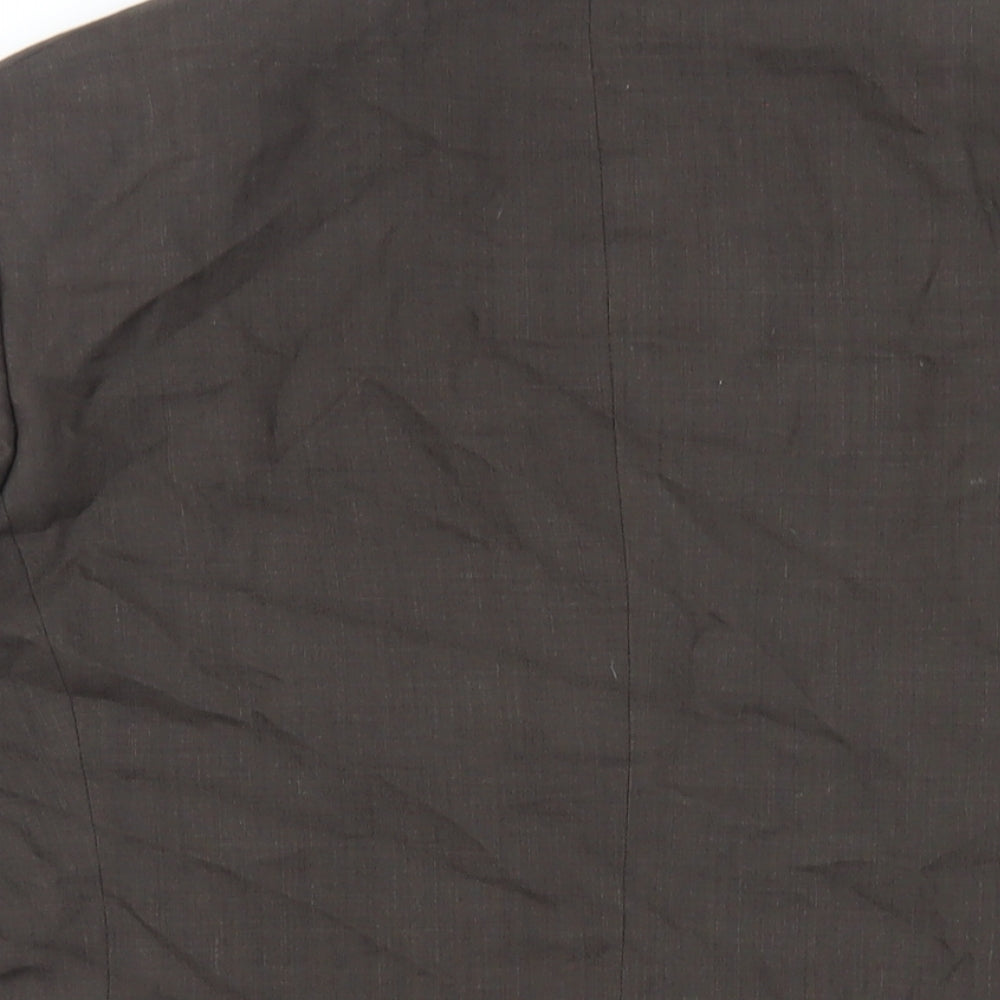 Marks and Spencer Mens Brown Linen Jacket Suit Jacket Size 36 Regular