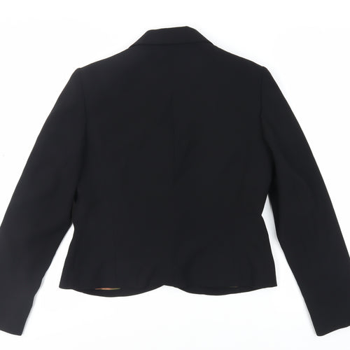 Patrick Mendes Womens Black Jacket Blazer Size M Button