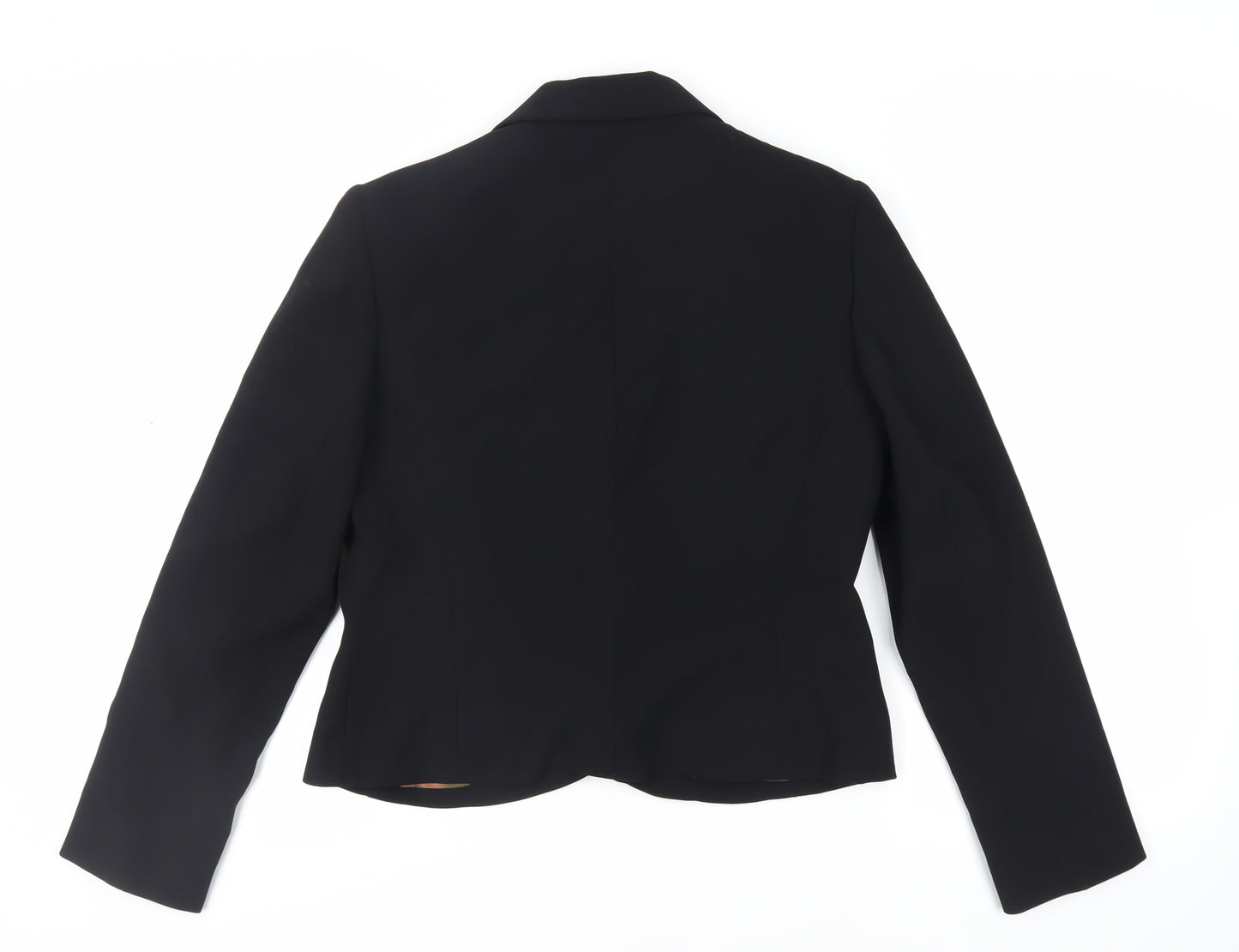 Patrick Mendes Womens Black Jacket Blazer Size M Button