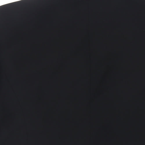 Patrick Mendes Womens Black Jacket Blazer Size M Button