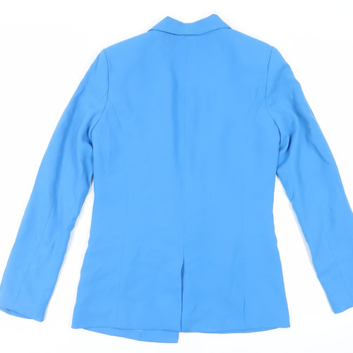 Warehouse Womens Blue Jacket Blazer Size 10 - Open