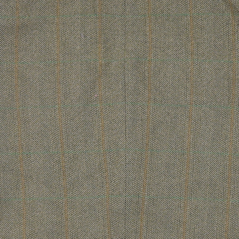 John G Hardy Mens Green Herringbone Jacket Blazer Size L Button - Vintage