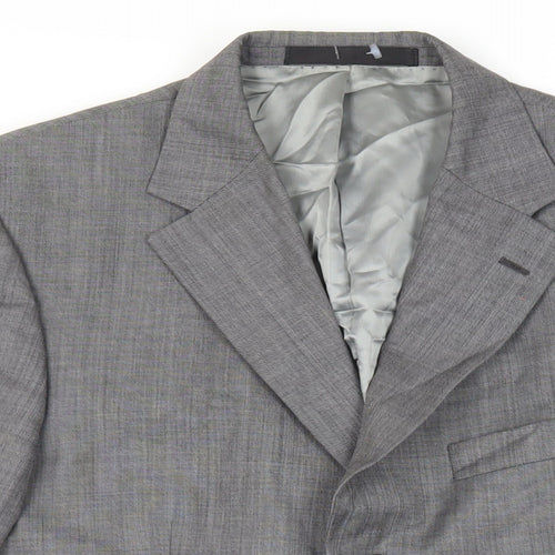Marks and Spencer Mens Grey Wool Jacket Suit Jacket Size 40 Regular