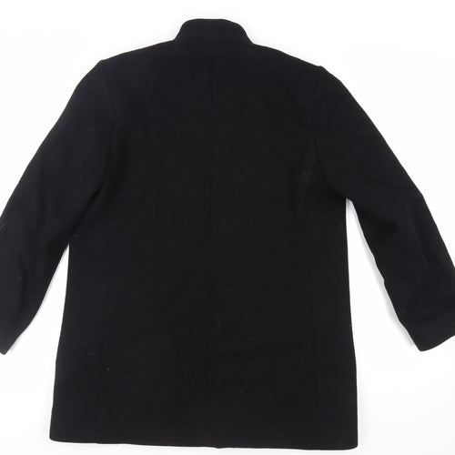 St Michael Womens Black Jacket Size 12 - Vintage Open