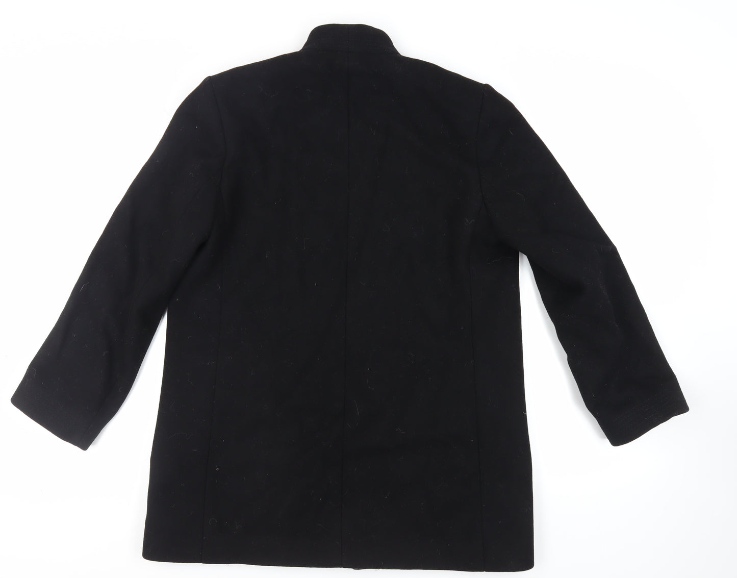 St Michael Womens Black Jacket Size 12 - Vintage Open