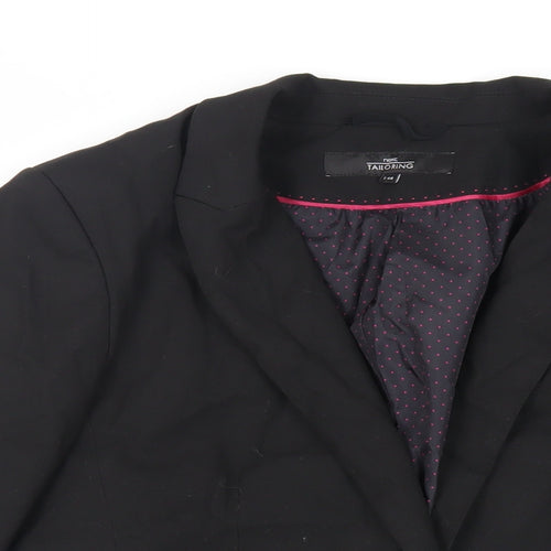 NEXT Womens Black Jacket Blazer Size 14 Button