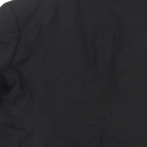 NEXT Womens Black Jacket Blazer Size 14 Button