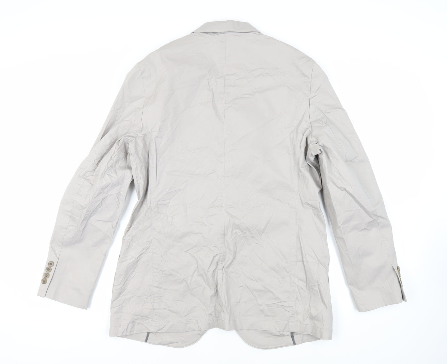 Marks and Spencer Mens Beige Jacket Blazer Size 42 Button