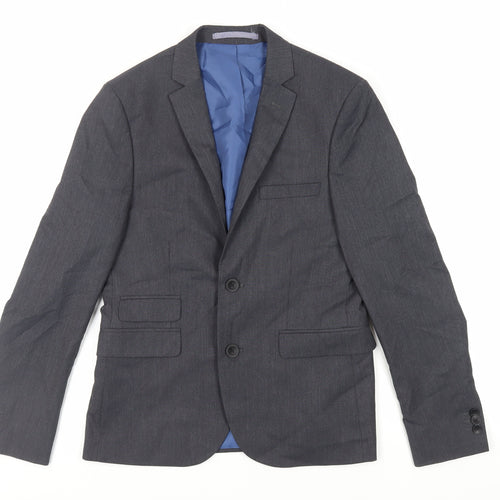 Marks and Spencer Mens Grey Polyester Jacket Suit Jacket Size 36 Regular