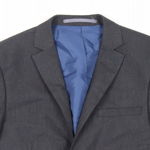 Marks and Spencer Mens Grey Polyester Jacket Suit Jacket Size 36 Regular