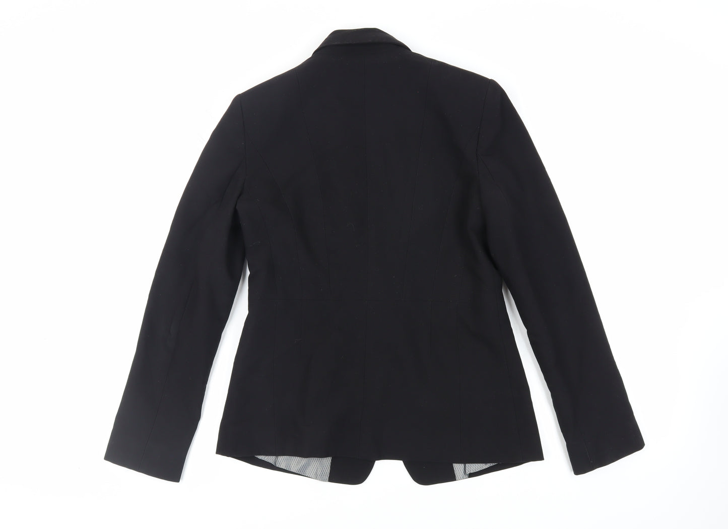 Principles Womens Black Jacket Blazer Size 10 Button