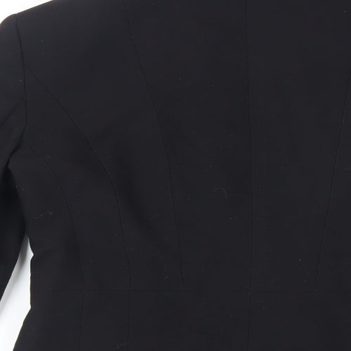 Principles Womens Black Jacket Blazer Size 10 Button