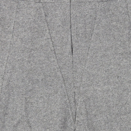 Marks and Spencer Womens Grey Wool Flare Skirt Size 10 Zip