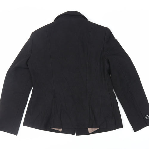 J.Taylor Womens Black Kimono Blazer Size 16 Button