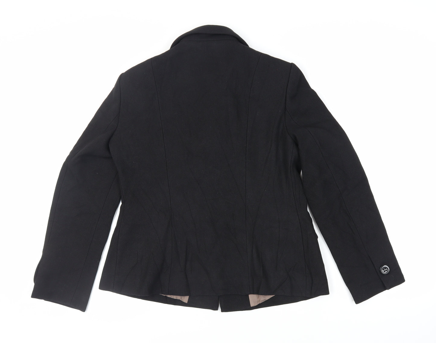 J.Taylor Womens Black Kimono Blazer Size 16 Button