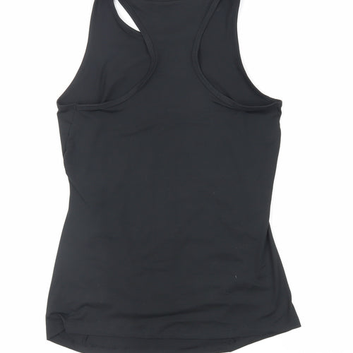 GOODMOVE Womens Black Polyester Pullover Tank Size 12 Scoop Neck Pullover - Gym Running Pilates Workout