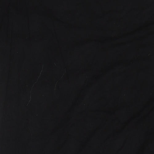 Originals 1974 Womens Black Polyester Tunic T-Shirt Size S Round Neck - rounded hem with longer back