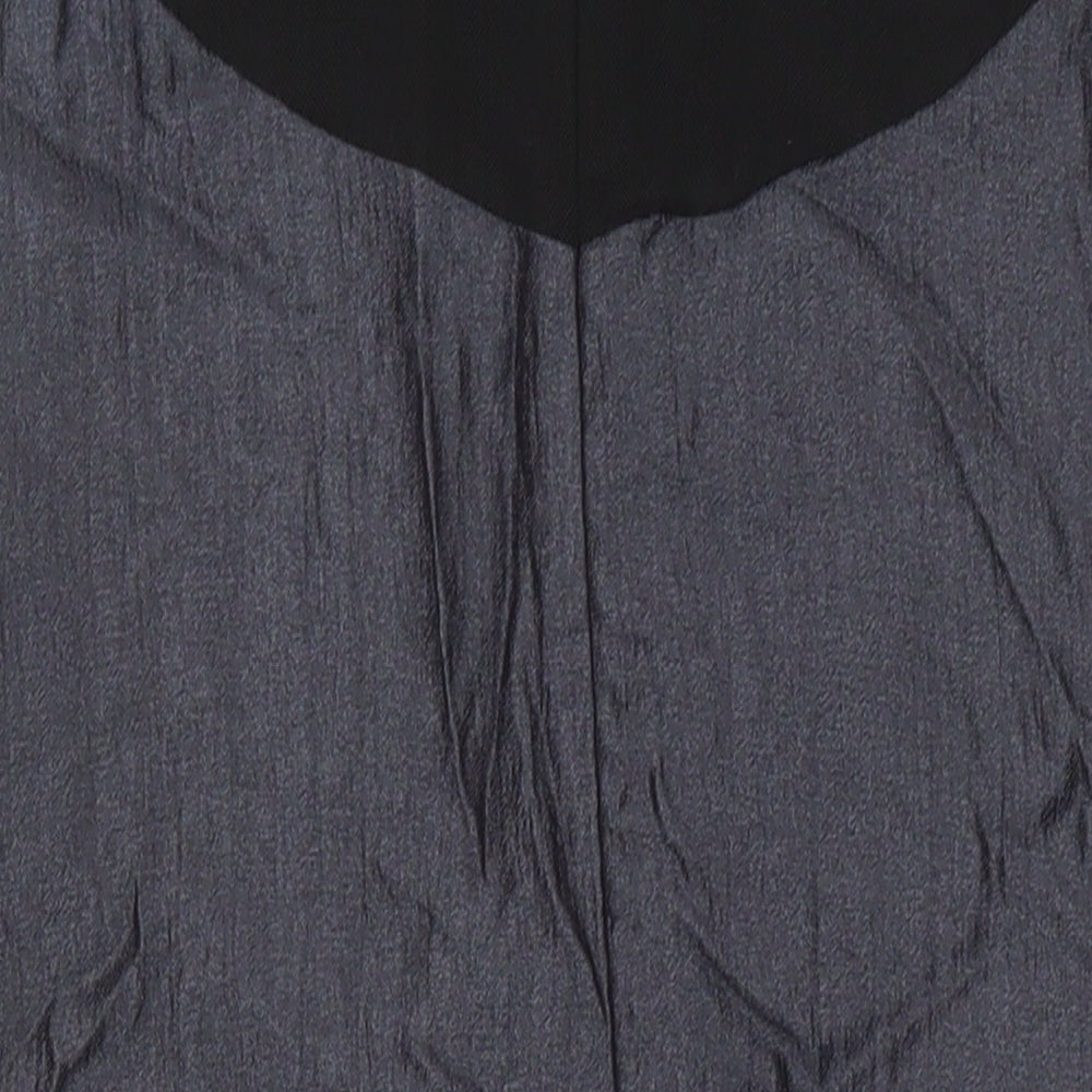 Mint Velvet Womens Multicoloured Viscose Shift Size 8 Round Neck Zip - Beaded and lined