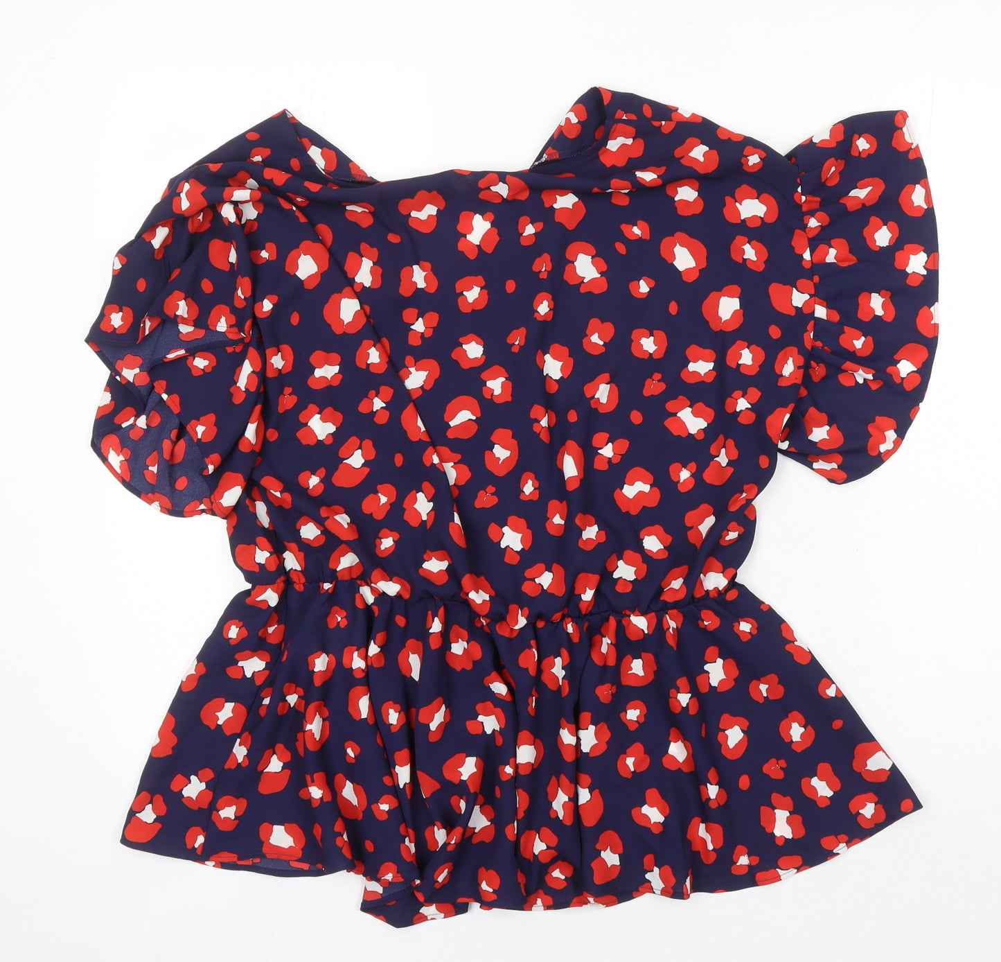 Joe Browns Womens Multicoloured Floral Polyester Tunic Blouse Size 14 V-Neck