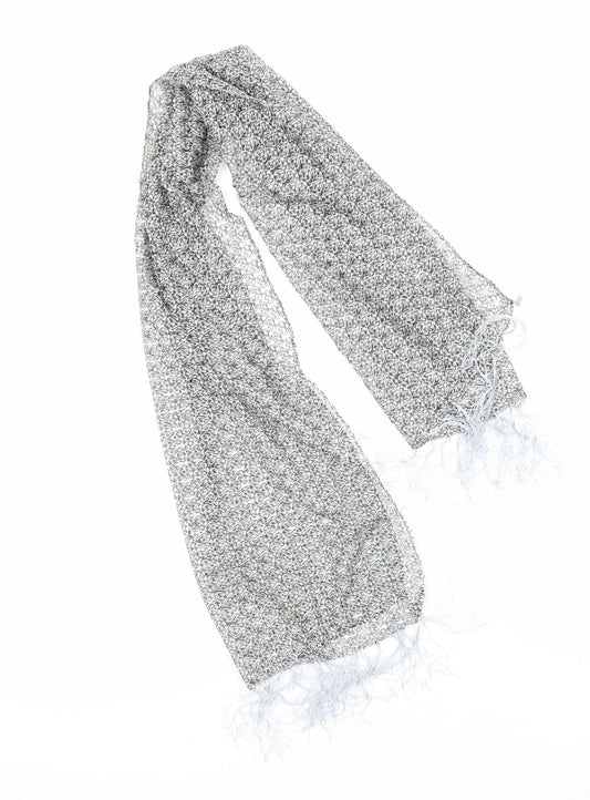Front view of Unbranded women’s multicoloured acrylic scarf