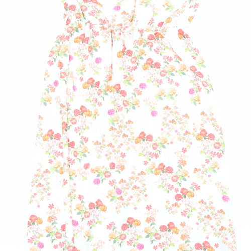 New Look Womens Multicoloured Floral Polyester Maxi Size 12 Off the Shoulder