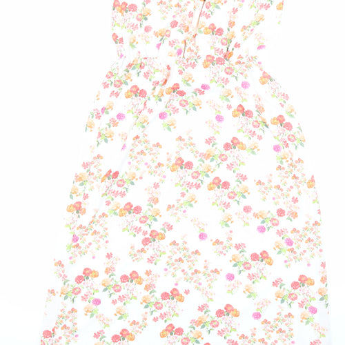 New Look Womens Multicoloured Floral Polyester Maxi Size 12 Off the Shoulder
