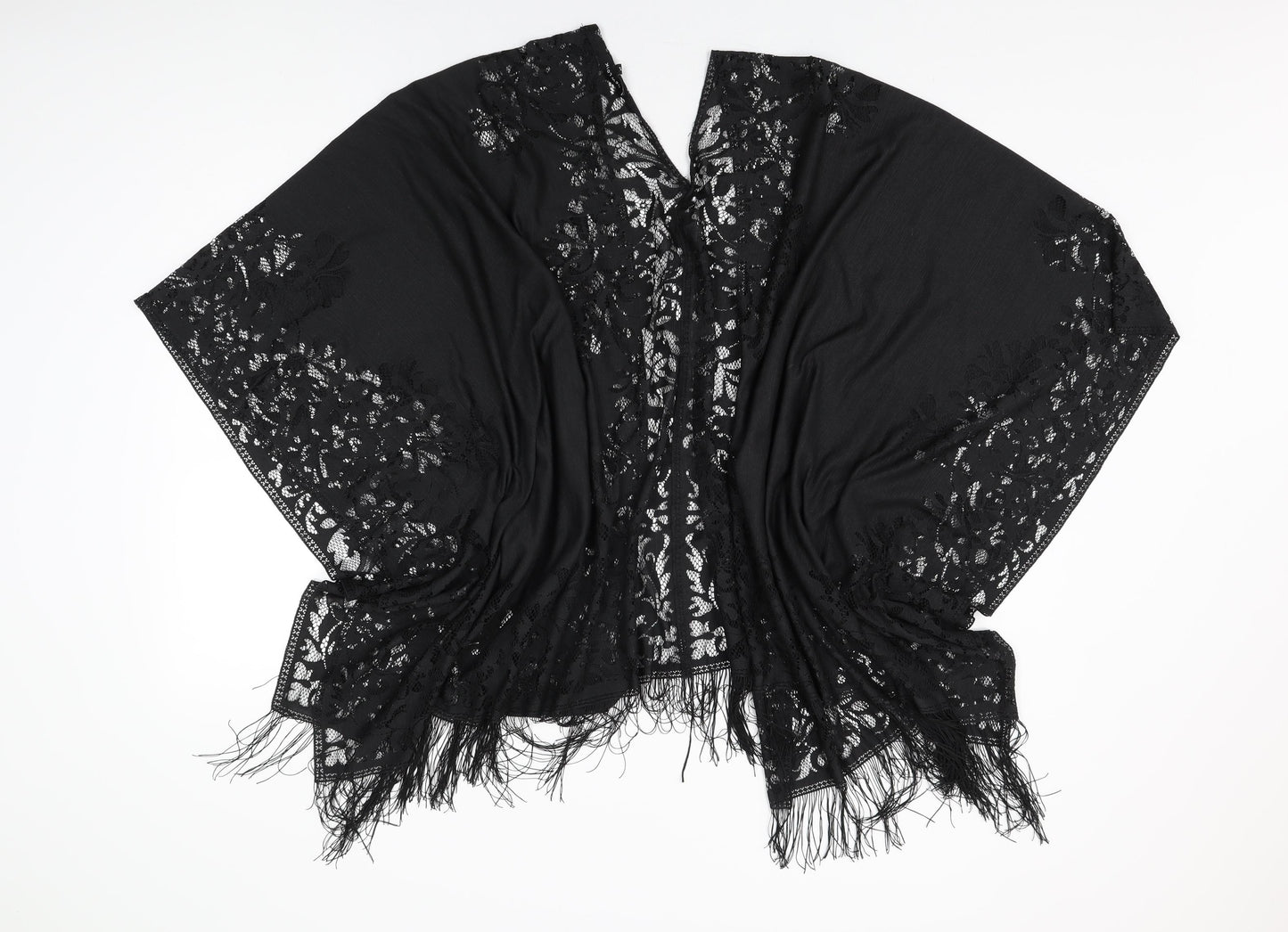 New Look Womens Black Kimono Jacket Size M