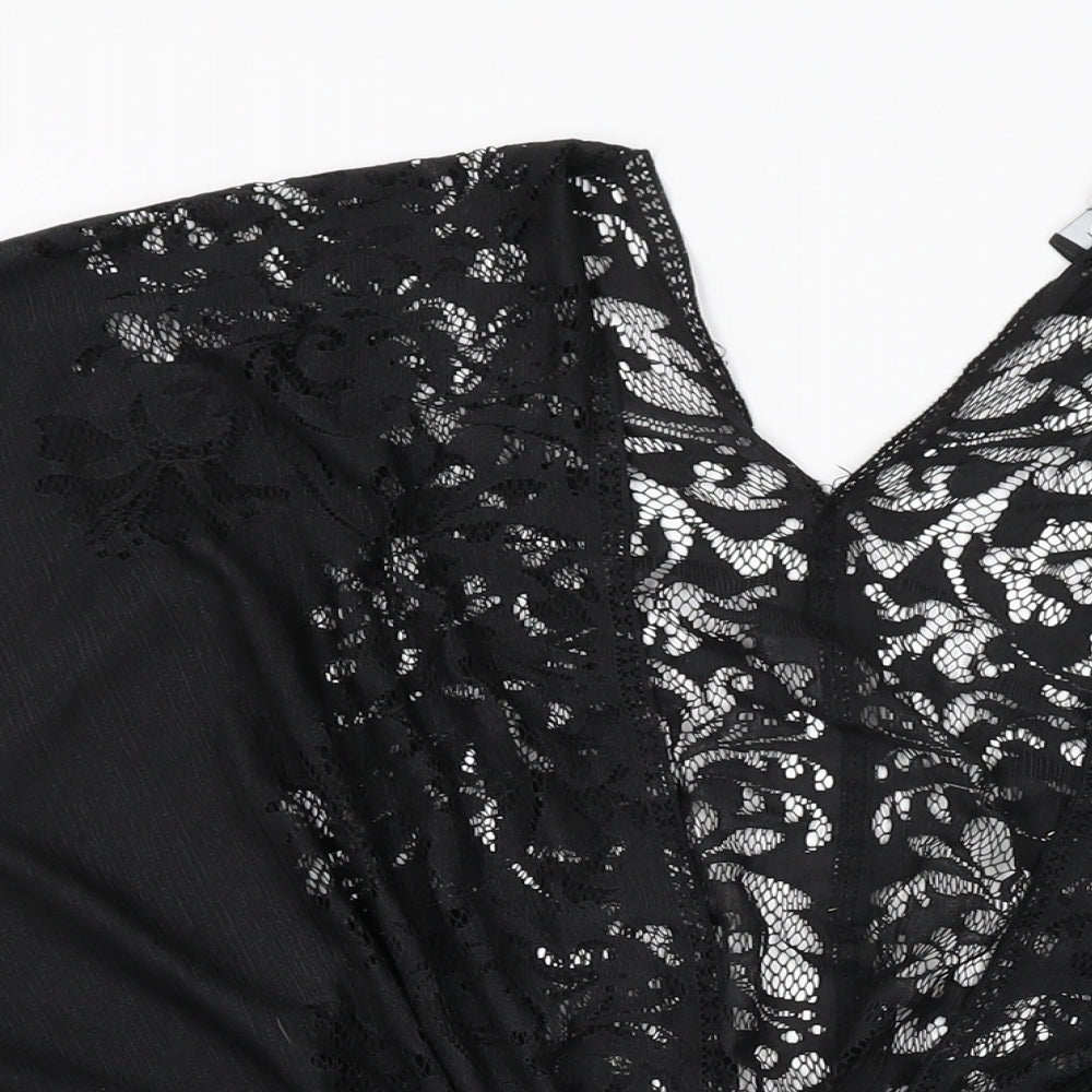 New Look Womens Black Kimono Jacket Size M
