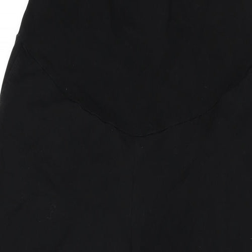 H&M Womens Black Cotton Jogger Trousers Size M L28 in Regular