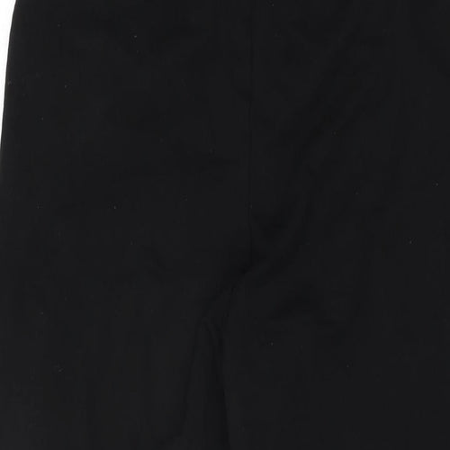 H&M Womens Black Cotton Jogger Trousers Size M L28 in Regular