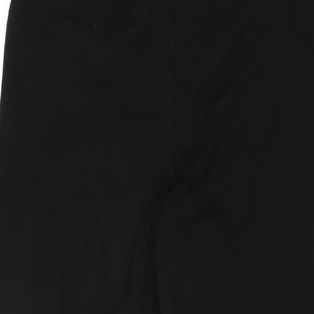 H&M Womens Black Cotton Jogger Trousers Size M L28 in Regular