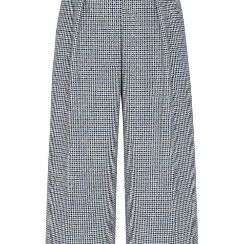 Shopping Shop Womens Grey Geometric Polyester Trousers Size XL L28 in Regular Zip