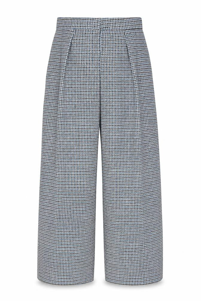 Shopping Shop Womens Grey Geometric Polyester Trousers Size XL L28 in Regular Zip
