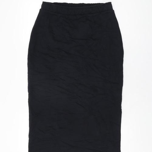 EDC Womens Black Polyester Straight & Pencil Skirt Size L