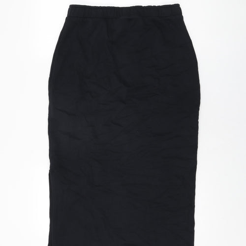EDC Womens Black Polyester Straight & Pencil Skirt Size L