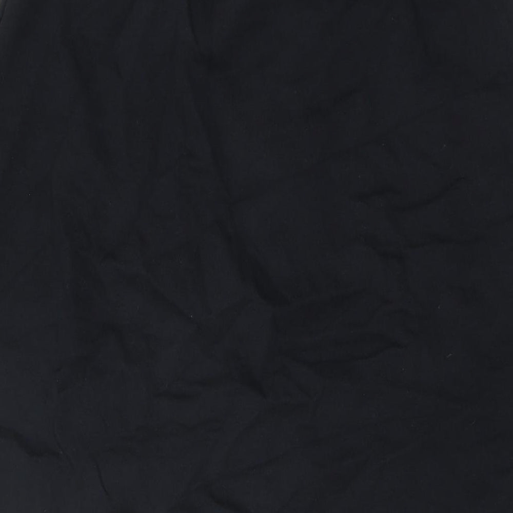 EDC Womens Black Polyester Straight & Pencil Skirt Size L