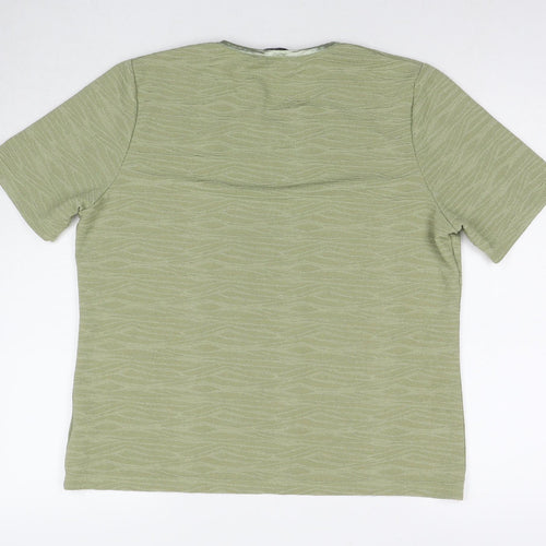 EWM Womens Green Polyester Basic Tank Size 18 Round Neck - Size 18-20