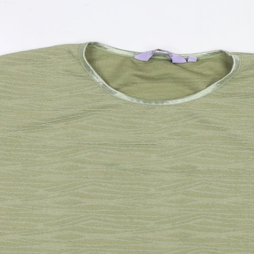EWM Womens Green Polyester Basic Tank Size 18 Round Neck - Size 18-20